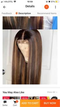 A picture of Wig Material Synthetic hair Hair style Straight hair Legth above