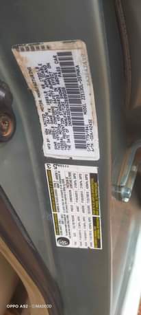 A picture of NEATLY USED TOYOTA COROLLA LE O6 UP FOR SALE UNTOUCHED