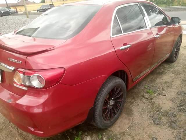 A picture of 2010 corolla upgraded to 2012