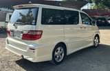 A picture of TOYOTA ALPHARD 2006 WHITE UNREGISTERED