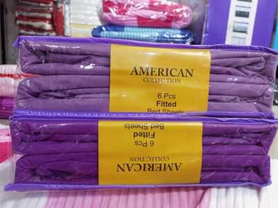 A picture of fitted bedsheets