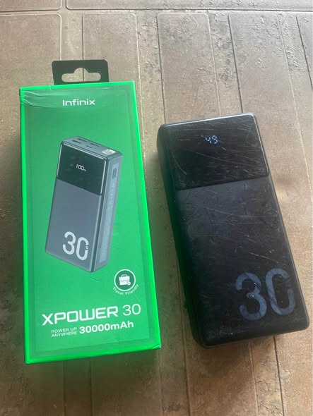 A picture of Infinix powerbank 30 000 mAh