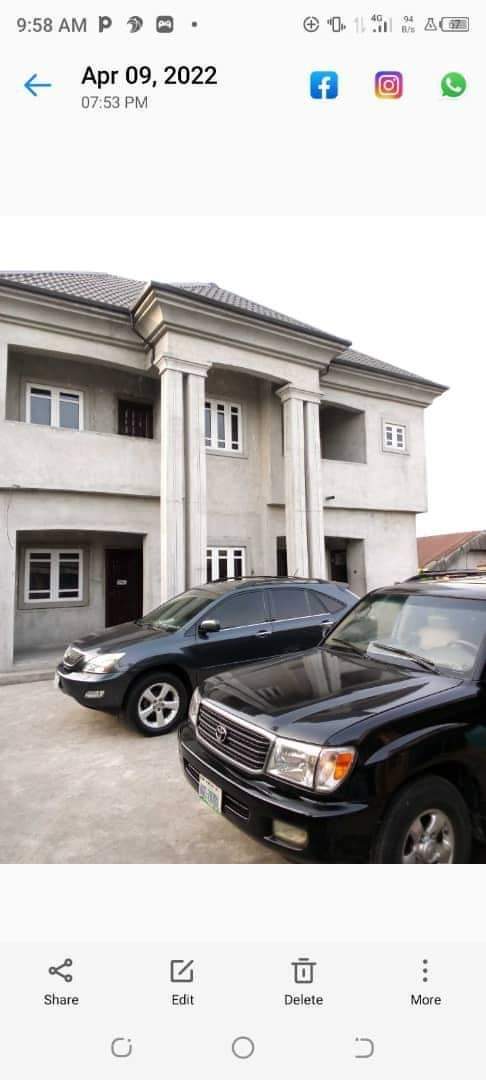 A picture of House property for sale Location Ph Rukpokwu 5bedrom duplex and