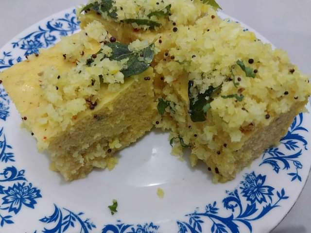 A picture of Khaman dhokla