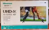 A picture of 43 Hisense 4K UHD Frameless Smart TV Promotion Bluetooth