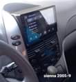 A picture of Car Android screen reverse camera headrest DVD tracker speakers and
