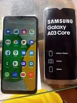 A picture of Samsung galaxy A03 core still new