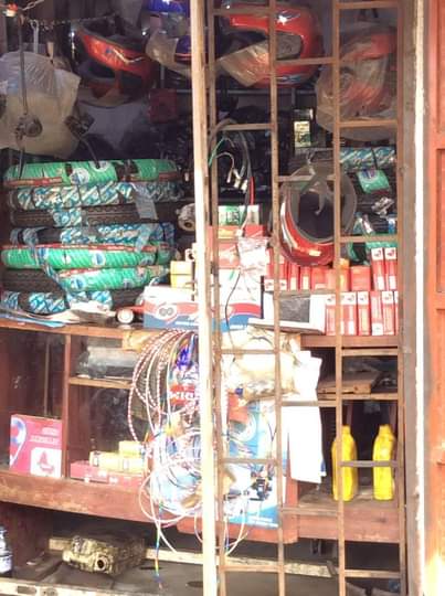 A picture of Motorcycle spare parts shop