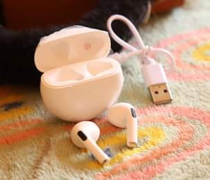A picture of TWS wireless ear buds