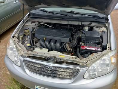 A picture of Over highest grade 07 model Toyota Corolla Everything is intact