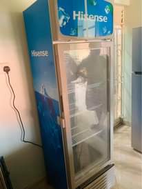 A picture of HISENSE FRIDGE Never Been Used Before Has All Documents
