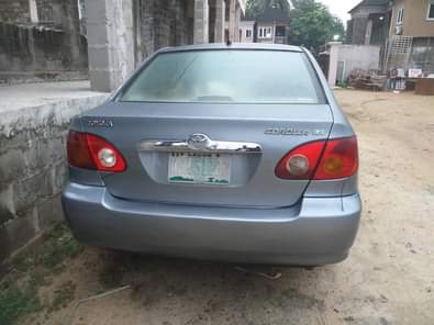 A picture of Toyota Corolla 04 Model Everything is working perfectly ok Engine