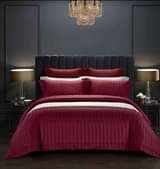 A picture of Egyptian cotton duvets covers With 4pillow cases 1 bedsheet 220