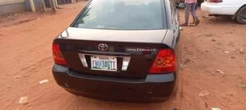 A picture of Toyota corolla