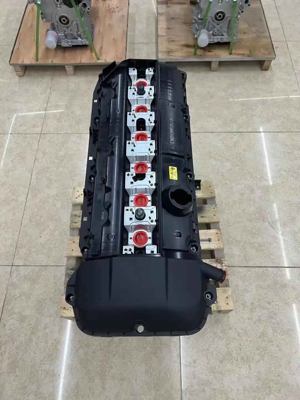 A picture of Toyota engine