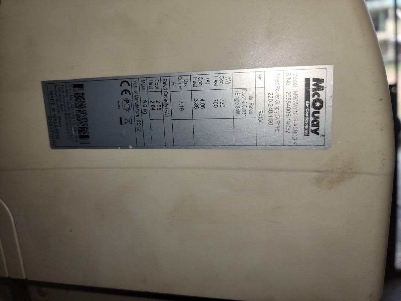 A picture of 1 5HP Ac split unit