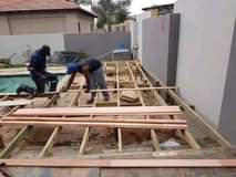 A picture of Pergola and wood decking
