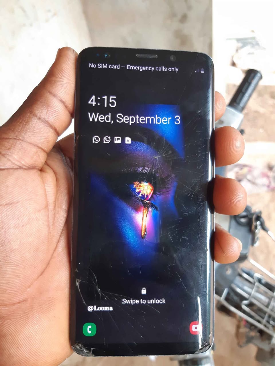 A picture of Samsung s9