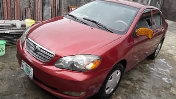 A picture of Toyota Corolla 05 06 model Prize 3 8M Engine untampered