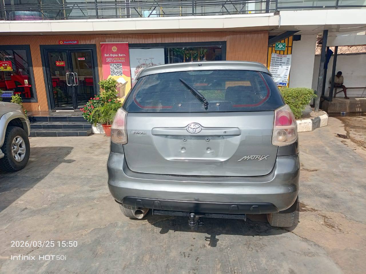 A picture of Toyota matrix O8 Painted on first body