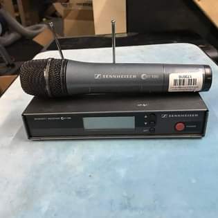 A picture of Sennheiser ew 100 Audio Microphones with its receiver