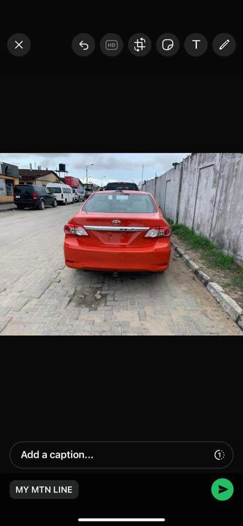 A picture of Toyota Corolla 2013 TOKS