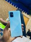 A picture of Samsung A71 gb 128 Finger on screen price ni 460k