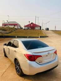 A picture of few months used 2015 upgraded to 2018 Model Toyota Corolla