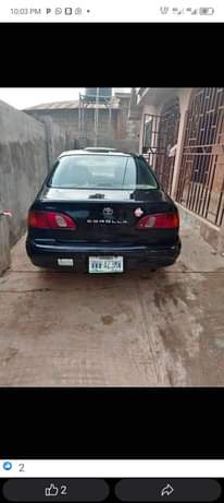 A picture of Toyota Corolla Automatic okerejuoworelo