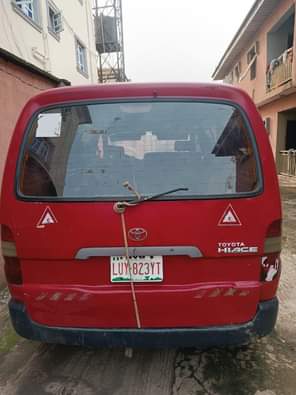 A picture of Toyota hiace petrol manual buy and drive contact me on