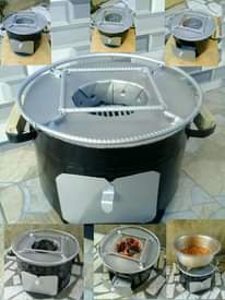 A picture of JIKO BANIFU LENYE UWEZO WA KUTUMIA MKAA MCHACHE PIA KUNI