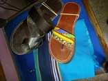 A picture of Natuma sandals kutoka Malindi Kenya kwa uaminifu sana...