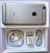 A picture of iphone 6s new in box with all the accessories