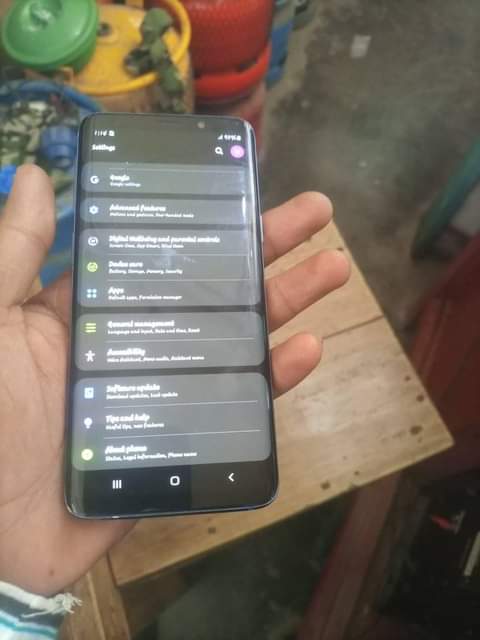 A picture of Samsung S9 kavu