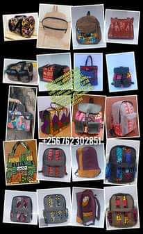 A picture of Bag packs Ugandan made...