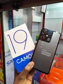 A picture of Camon 19 ina Gb 128 ram 4 battery mAh 5000