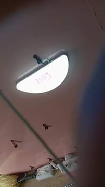 A picture of Half moon led wall bracket