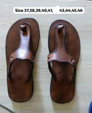 A picture of Pure leather african sandals