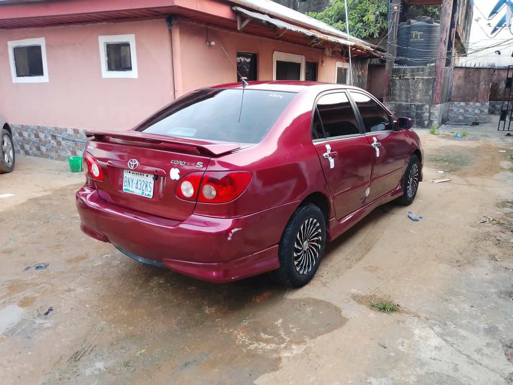 A picture of NEATLY FLASHED ON FIRST BODY 2005 MODEL TOYOTA COROLLA N4.850m