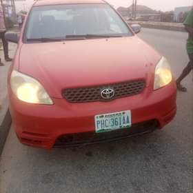 A picture of Toyota matrix 2003 model Everything working Manual transmission Nothing to