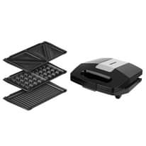 A picture of 3 in 1 sandwich waffle and Grill maker
