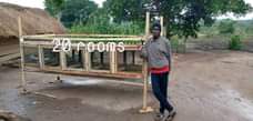A picture of rabbit cage