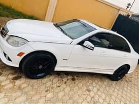 A picture of C300 Mercedes benz Colour white Neat interior Engine 100 Gear