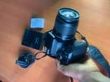 A picture of Canon 550D with 18 55mm Len