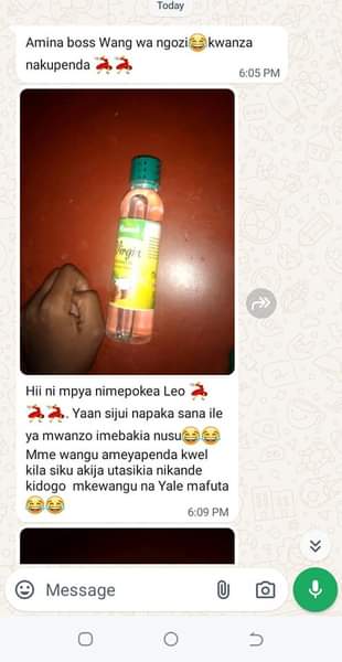 A picture of Virgin face and body oil