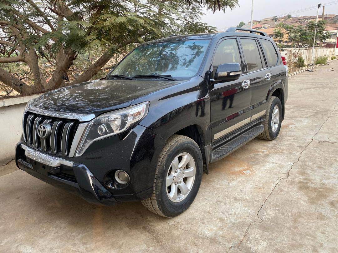A picture of Distress 2014 land cruiser Prado upgraded with ac chilling V6