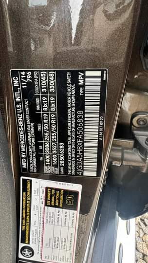 A picture of 2015 ML 350