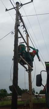 A picture of Electricity powerline Construction