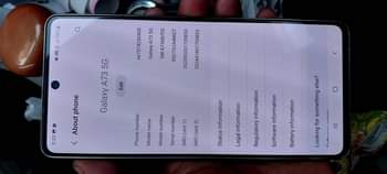 A picture of Samsung Galaxy A73 very new 128GB and 6GB RAM K1300