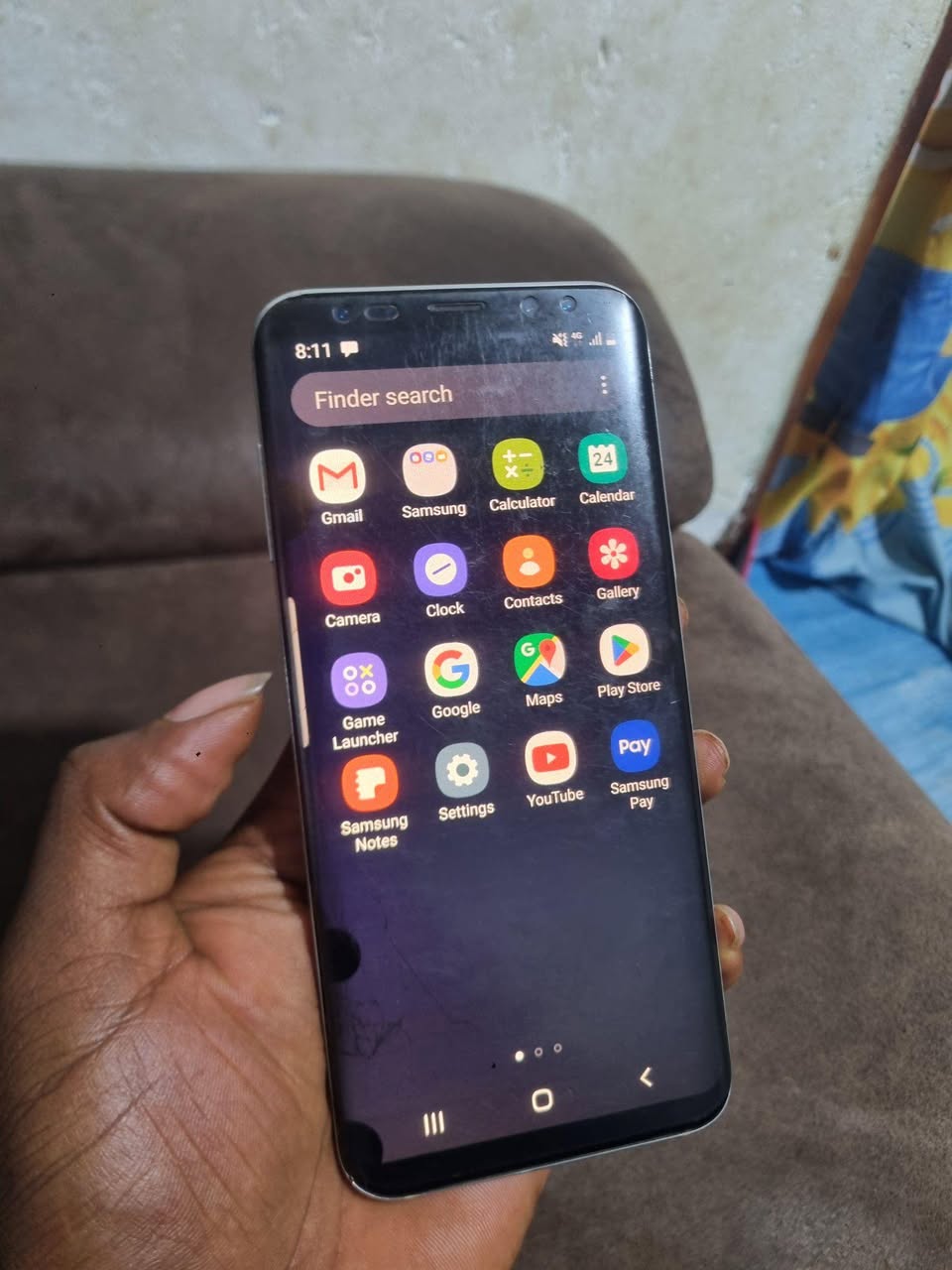 A picture of Samsung galaxy s8plus